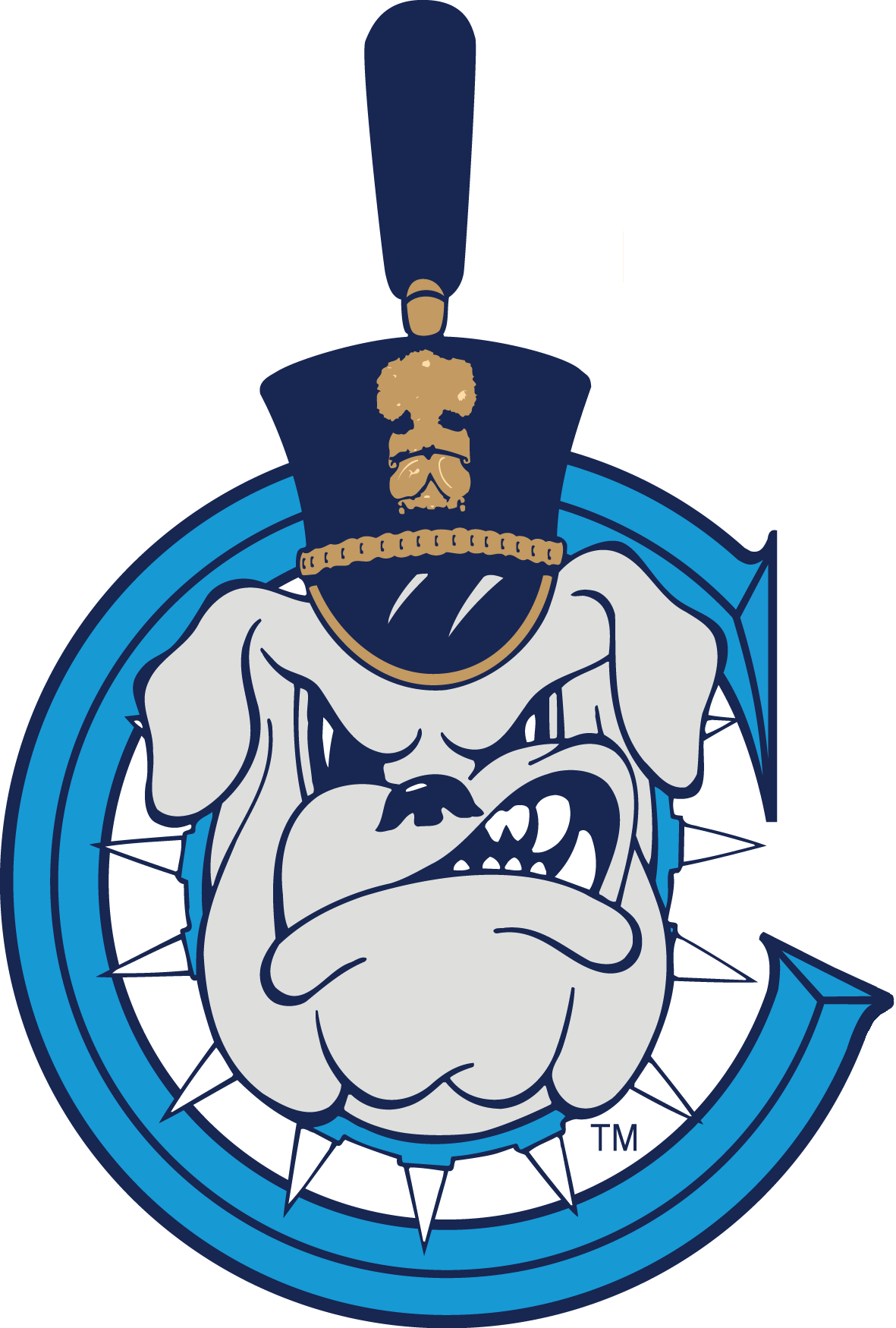 The Citadel Bulldogs 0-Pres Secondary Logo iron on transfers for T-shirts